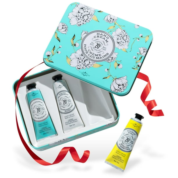 Set de regalo de crema de manos La Chatelaine con manteca de karité orgánica al 20%