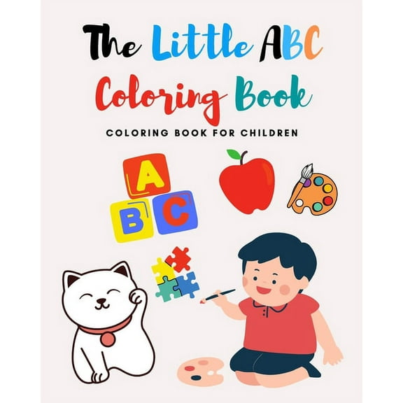 The Little ABC Coloring Book, Children's Coloring Books (Paperback)