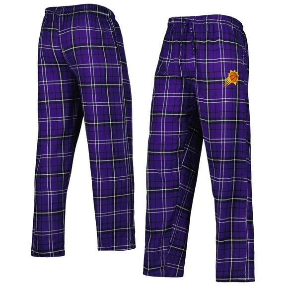 Men's Concepts Sport Purple/Black Phoenix Suns Ultimate Plaid Flannel Pants