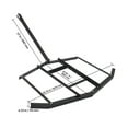 thumbnail image 2 of KFFKFF Drag Harrow, 66" Span Towable Drag Harrow, Q235 Steel Driveway Leveler with Modifiable Bars & Pin Hitch, Can Hold up to 50 lbs, Tractor Driveway Harrow Suitable for ATVs, UTVs, 2 of 9