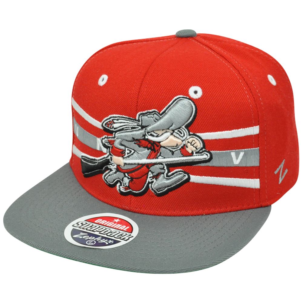 NCAA UNLV Vegas Running Rebels Zephyr Front Runner Snapback Flat Bill
