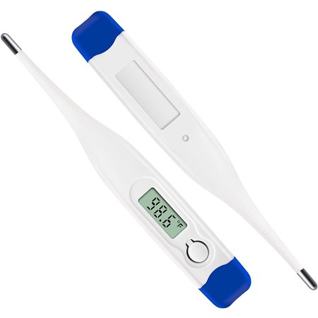 Cocobaby 2pcs Digital LCD Oral Thermometer for Adults  Kids  Babies  Fever Testing  Oral  Armpit or Rectal Temperature Reading