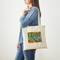 thumbnail image 3 of CafePress - Irises By Vincent Van Gogh 1889 Tote Bag - Unisex Canvas Tote Bag, Beige, 1-Piece, 3 of 6