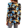 thumbnail image 4 of a.Jesdani Women's Plus Size Tunic Tops Long Sleeve V Neck Casual Blouses m-4x, 4 of 7