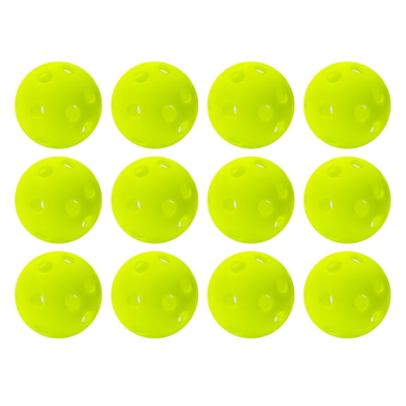 Franklin Sports Golf ? Golf Balls- 12 Pack - Indestructible ? Practice Golf Balls - Limited Flight - Plastic Training