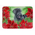 thumbnail image 1 of Carolines Treasures CK1308RUG Giant Schnauzer Poinsettas Machine Washable Memory Foam Mat, 1 of 4