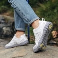 thumbnail image 6 of Soren Flora Wide Toe Box Barefoot Minimalist Shoes for Men Women, Breathable Fly Knit Non Slip Rubber Sole Trail Running Sneakers, Arch Support Outdoor Fitness Hiking Walking Casual Shoes, 6 of 8