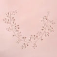 thumbnail image 5 of Miallo Boho Silver Hair Vine for Women - Rustic Pearl Headpiece for Braids - Minimalist Crystal Hair Jewelry for Prom & Beach Wedding, 5 of 7