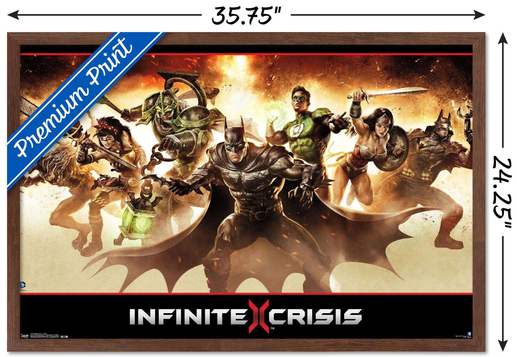 DC Comics - Infinite Crisis - Group Wall Poster, 22.375" x 34", Framed