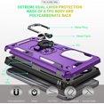 thumbnail image 4 of Compatible for Motorola Edge 2022 Case with HD Screen Protector, Moto Edge 2022 Case with Magnetic Ring Holder, Military-Grade Shockproof Protective Case for Moto Edge 2022, Purple, 4 of 9