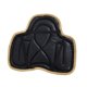 thumbnail image 5 of Almohadilla de silla de montar transpirable antideslizante de cuero PU práctica para montar a caballo Negro, 5 of 9