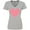 AC-Heather Grey, variant on Inktastic Pink Valentine's Day Heart Women's V-Neck T-Shirt