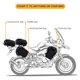 thumbnail image 3 of Bolsa Para Barra Protectora De Motocicleta, Resistente Al Agua, 8L, Bolsa Para Marco Lateral De Motocicleta Con Correa Para El Hombro, Accesorio Para Montar, Color Negro, 3 of 7