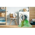 thumbnail image 2 of Ahgly Company Tapis d'Intérieur Rond Lavable en Machine Vert Transitionnel Oignon Vert, 8 Pieds Rond, 2 of 7