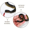 thumbnail image 5 of SOPOTUTU Fake Rubber Snake Realistic Snake Prank Black 2Pcs, 5 of 8