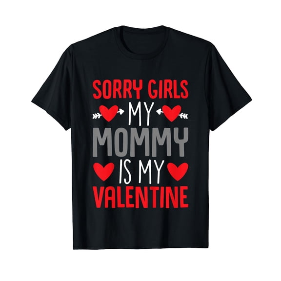 Valentines day men shirt Mommy is my Valentine shirt