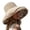 Khaki, variant on Sun Hats for Women Men Wide Brim Beach Hat Summer Outdoor Casual Sun Hat Adjustable Comfortable Lightweight