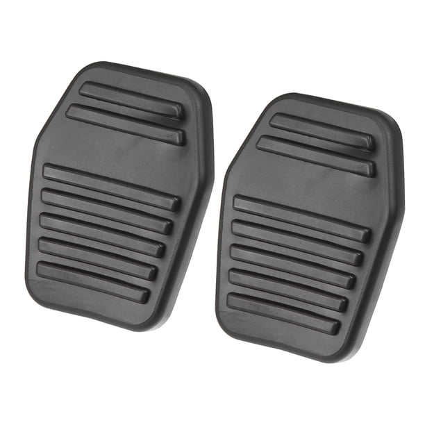 Coche Antideslizante Embrague Freno Pedal Cubierta para Ford - 2 Uds Negro