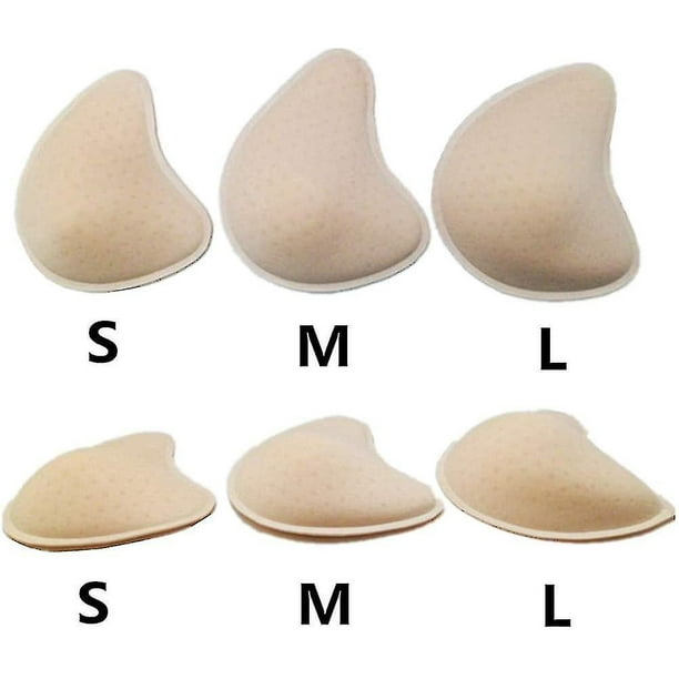 1 Pair Cotton Breast Forms Light Ventilation Sponge Boobs For Women  Mastectomy Breast Cancer Support By Ninery Ave Holey Spiral-(36) 36a 