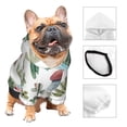 thumbnail image 3 of Balery Frog and Forest Plants Sudadera con Capucha para Perros Pequeños – Ropa para Mascotas, Disfraz para Perros y Gatos, Ideal para Fiestas y Cosplay-X-Large, 3 of 7