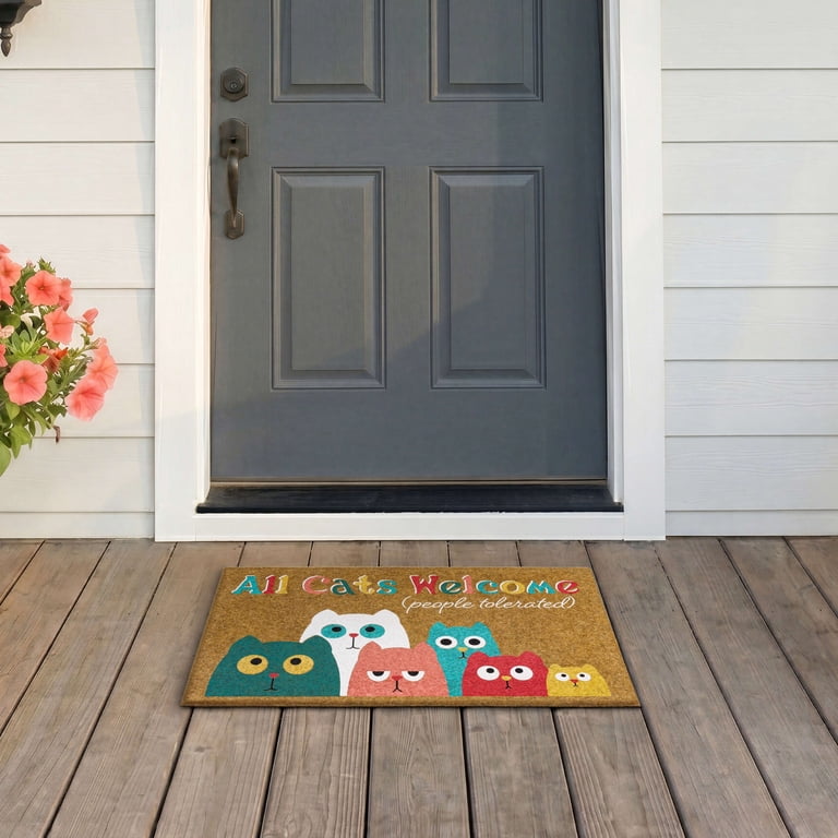 Mohawk Home All Cats Welcome Doormat, 18" x 30" photo 6