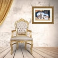 thumbnail image 3 of Unknown 14x11 Gold Ornate Wood Framed with Double Matting Museum Art Print Titled - Woman on Vase, 3 of 4
