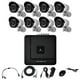 thumbnail image 1 of Kit CCTV 8 Cámaras Secucore Exterior Ángulo Amplio Video HD 1080p, 1 of 4