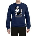 thumbnail image 2 of If It's Not a Border Collie It's Just a Dog Gift | Mens Dog Lover Crewneck Graphic Sweatshirt, Navy, Small, 2 of 3