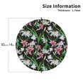 thumbnail image 2 of Kdxio Lilies Flowers Funny Coasters,4 Pcs Leather Coasters,Housewarming Gifts,Protect Furniture from Water Marks Scratch and Damage, 2 of 8
