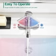 thumbnail image 4 of Grifo de baño VOTON moderno cromado de una sola manija con 3/8 mangueras, 4 of 6