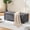Gray, variant on Barara King 48" Storage Bench with Arms, Upholstered Ottoman for Bedroom Living Room Entryway, Faux Linen, Gray
