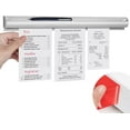 thumbnail image 1 of 2pcs Order Holder For Restaurant Adhesive Wall Mounted Slide Ticket Rack Takeout Order Management Restaurant Kitchen Supplies, 1 of 8