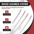 thumbnail image 4 of 4Pcs Stainless Steel Door Handle Trim Cover for BMW 5 Series F10 F18, 4 of 5