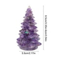 thumbnail image 3 of Holiday Christmas Tree Figurine Crystal Christmas Tree Decoration Xmas Ornament for Fireplace Tabletop Centerpiece with Gift Box, 3 of 6
