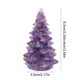 thumbnail image 3 of Seyotauo Glass Christmas Tree Gifts Set Mini Colorful Crystal Christmas Trees Figurines Decor Miniature Glass Christmas Trees Gifts Christmas Tree Ornaments for Tabletop Xmas Party Home, 3 of 6