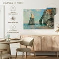 thumbnail image 5 of Elephant Stock The Cliffs At Etretat 1885 Wall Art - Horizontal Canvas Wall Art - Living Room Wall Decor - Beach Canvas - Gray And Beige Decor By Claude Monet - 48" x 32", 5 of 8