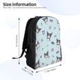 thumbnail image 5 of Kuromi and My Melody Backpack Bookbag Casual Daypack Travel Backpacks for Work Hiking Camping, 5 of 6