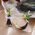 thumbnail image 3 of Cute Earrings Flying Oil Painting Earrings Woman Gift, 3 of 9