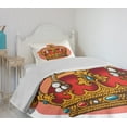 thumbnail image 4 of Ambesonne Queen Quilted Bedspread Set 2 Pcs, Baroque Crown Coronet, Twin Size, Multicolor, 4 of 6