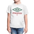 thumbnail image 2 of Umbro Kids Mexico Diamond Logo T Shirt (White, XS-XL), 2 of 4