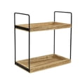 thumbnail image 4 of simhoa Bathroom Countertop Organizer 2 Tier Wood Desktop Shelf for Office Desk Home, 4 of 8