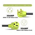 thumbnail image 5 of Adaptador de secadora de 30 amperios a soldador de 50 amperios, nema 10-30p a Nema 6-50r, cable adaptador de soldador de 3 clavijas, 10 AWG (, 5 of 5