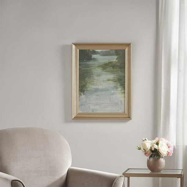 Martha Stewart Estuary Framed Glass Wall Art