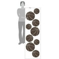 thumbnail image 3 of Basketball Kids Room Sports Decor Wall Decal Stickers [Set of 9], 3 of 4