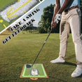 thumbnail image 4 of Estera de entrenamiento de golf para bateo de detección de swing, estera de impacto de golf premium, esteras de práctica de golf con retroalimentación de ruta, 4 of 5