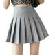 thumbnail image 5 of Falda plisada Mini uniforme de colegiala de tenis de cintura alta con pantalones cortos, gris, XXL Vogacara AP001094-20, 5 of 7
