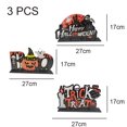 thumbnail image 2 of Decoración de madera de Halloween de 3 piezas, decoración de escena de fiesta, 2 of 5
