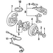 Genuine OE Honda Caliper Shield - 43256-SY8-A00