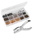 thumbnail image 1 of Iron  Plasticity Round  Stud, 240Sets Leather Rivets, Windbreakers Down Jackets for Belts Jackets, 1 of 8
