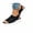 Black, variant on Women's Solid Knit Slip On Backless Mule Sandals Open Toe Thick Platform Sole Lightweight Summer Daily Walking Shoes